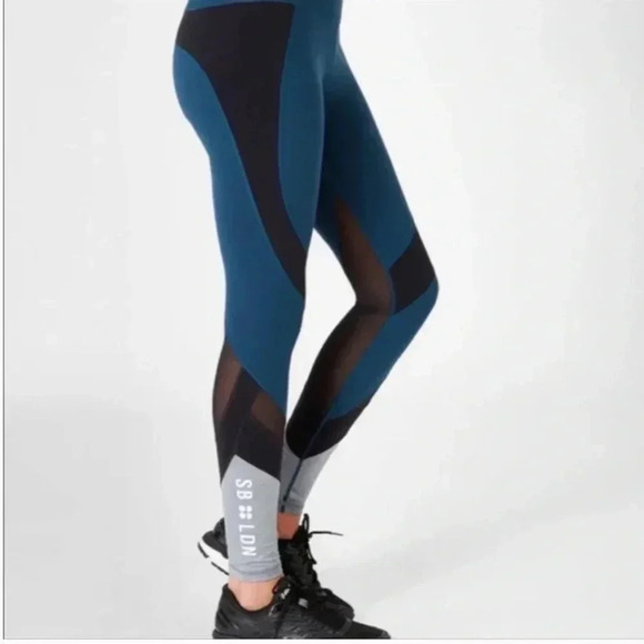 Sweaty Betty The Power Wetlook Mesh leggings Size S - Picture 3 of 10
